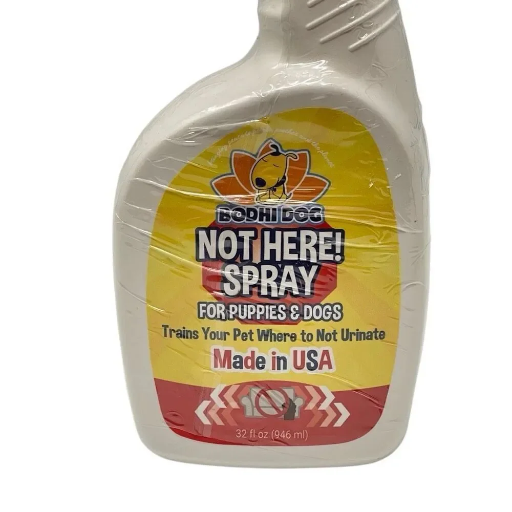 Bodhi Dog Not Here! Pet Training Spray No Remarking 32 oz Spray Bottle New